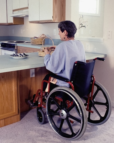 Client living safely and independently at home